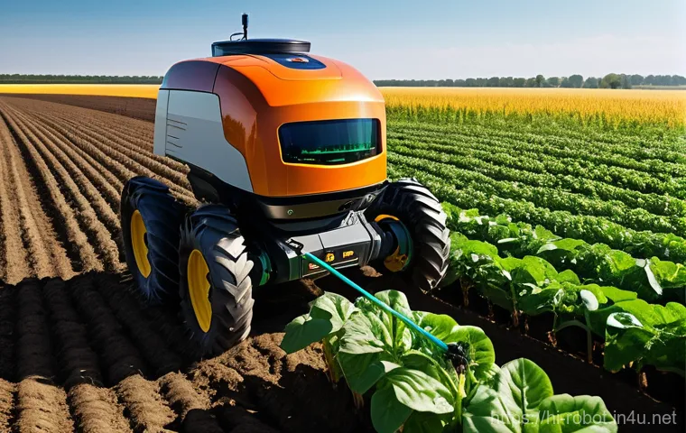 로봇 기반 자율 농업 - **Prompt 1: "A proud Indian farmer, a man in his late 40s with a kind smile, dressed in a clean, mod...